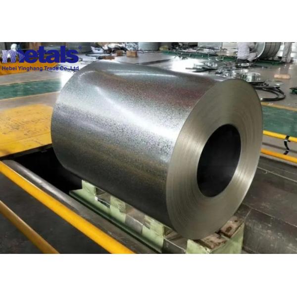 Width 30–1500mm G90 Zinc Coating Gi Steel Coil Spangle Finish For HVAC Ducting