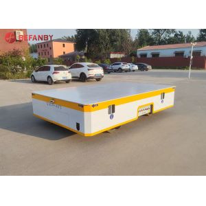 Heavy Industry 80ton Trackless Transfer Cart On Cement Floor
