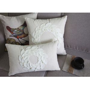 Country Style Patchwork Decorative Throw Pillows Handmade Color Customized