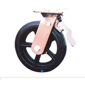 5 Inch Nylon Heavy Duty Dumpster Wheels With Double Brake