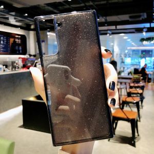 1.5mm Shockproof Phone Cases Neon Square Shape Decorated With Glitter Paper