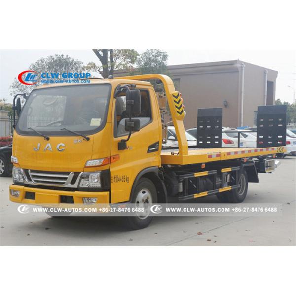 Buy JAC 4X2 Flatbed Tow Truck With Q235A Carbon Steel Body at wholesale prices
