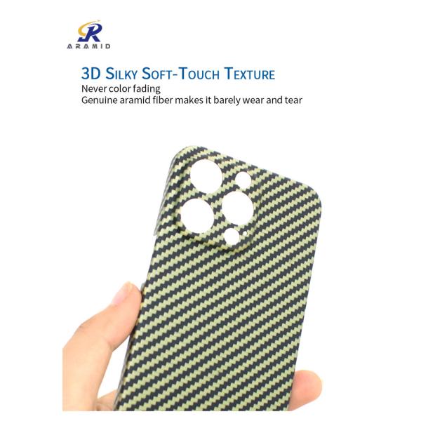 No Color Fading 1500D Aramid Fiber iPhone 13 Case