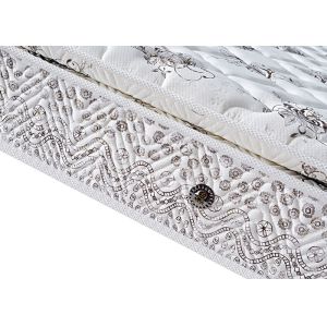 Hypoallergenic 8 Inch Spring Mattress , Low Resilience Medium Pocket Spring