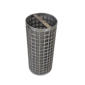 SS Square Hole Perforated Sheet Metal , Stainless Steel Perforated Sheet