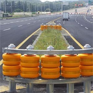 Highway Safety Double Roller Guardrail Anti-Corrosion Roller Barrier for Roadway