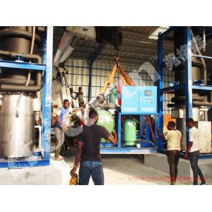 Crystal Clear Cylinder Tube Ice Machine 1 3 5 10 15 20 25 30 Tons for Saudi