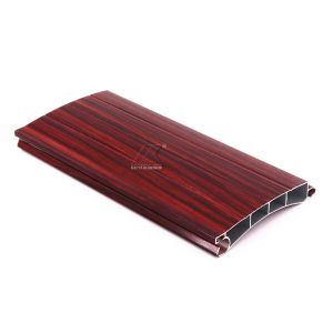 Made In China Hot Sale 6063-T5 Wood Grain Aluminum Roller Shutter Slat Profile