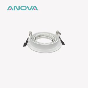 Commercial Lighting Recessed Spotlight Frame With 20° Tilt And Rotating Housing