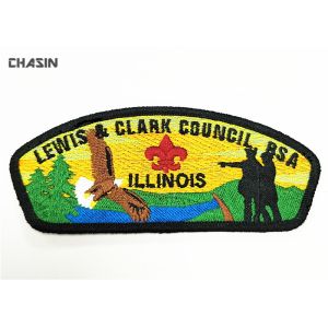 Kids Clothing Personalised Embroidered Badges Boy Scout Cool Embroidered Patches