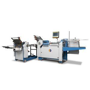 High Precision Paper Folding Machine With Cross Folding Unit For Leaflet Folding