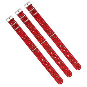 Nato Style Quick Release Nylon Watch Straps Print Pattern