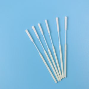 9cm Medical Sterile Flocked Nylon Nasal Sampling Swab Individual Wrapped