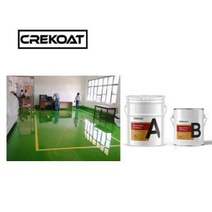 Concrete 2 Component Slip Resistant Epoxy Paint Gloss Fast Curing