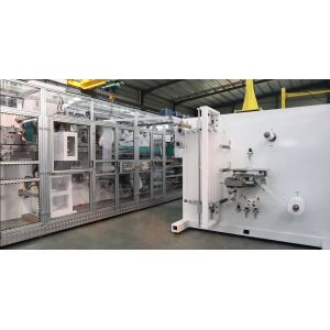 Mitsubishi System 380V 50HZ I Shape Baby Diaper Machinery