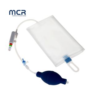 PVC Medical Disposable 500ml 1000ml Blood Pressure Bag With Buckle