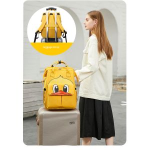 420d Waterproof Mommy Diaper Bag With Foldable Crib Anti Theft