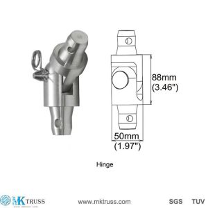 Black and Customized Sleeve Block for Ground Support Tower System 520mm 760mm