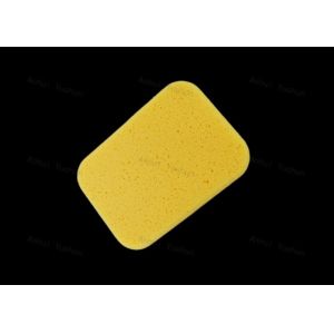 Yellow Tile Grout Sponge Sponge in Plastic Bag Package