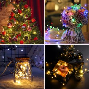 5M 10M 20M LED Fairy Garland Twinkle String Lights Waterproof 8 Modes with