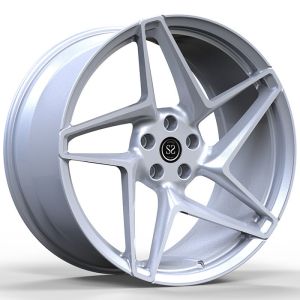 M4 F82 2017 Silver Custom 1-PC Forged Aluminum Alloy Rims 20x9.5 And 20x11