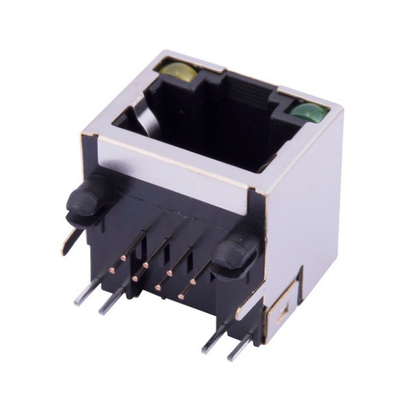 Buy 1X1 Gigabit Female Magnetic RJ45 Jack With Transformer at wholesale prices