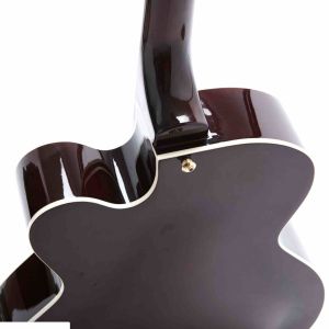 New Full Hollow Body L5 Electric Guitar Flamed Maple Top Jazz Bigsby Bridge