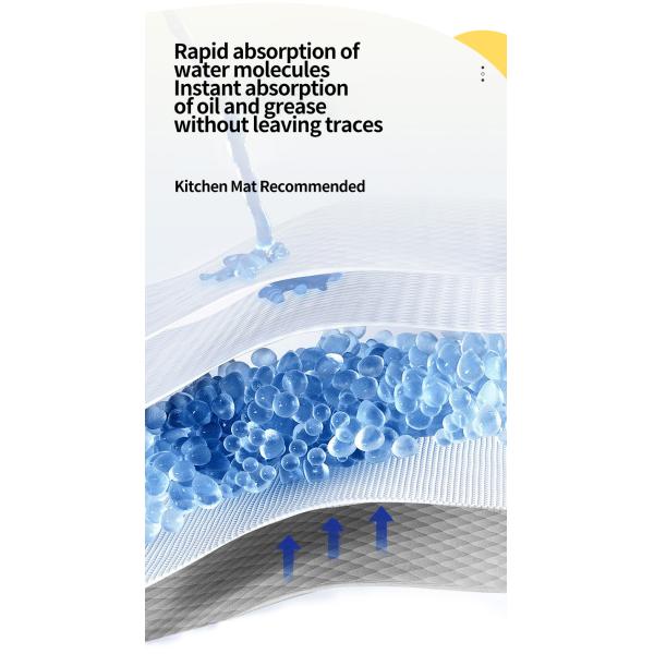 Custom Cartoon Animal Kitchen Waterproof Anti-oil Mat for Scrubbing and Fatigue Relief