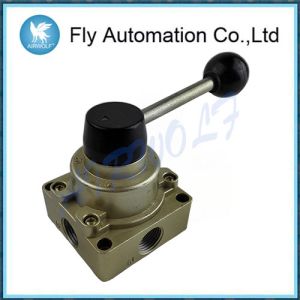 Manual Pneumatic hand valve HV-02 HV-03 HV-04 HV 3 Position 4 Way Pneumatic Hand