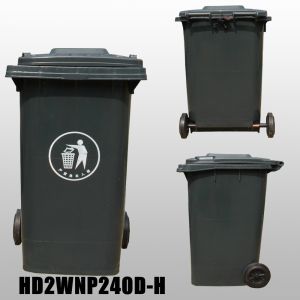 240L large plastic bin recycling bin dumpster for sale