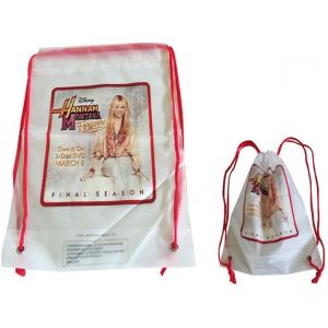 Hotel Travel Biodegradable Laundry Bags Customized Logo Drawstring