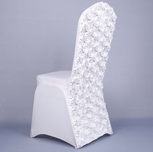 Buy rose fabric  spandex chair cover at wholesale prices