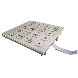 Waterproof Stainless Steel Numeric Keypad Windows/Linux Compatible