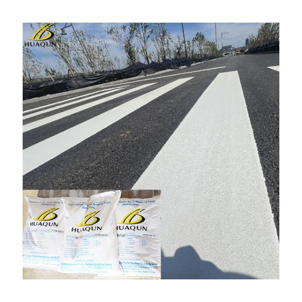 Buy Thermoplastic Road Marking Paint White Yellow 25kg Bag at wholesale prices