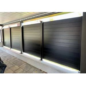 China 6060 Black Aluminum Fence Industrial Profile Powder Coating on sale