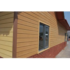 Quality Ecology Natural WPC Wall Cladding For Interior / Exterior Decoration Materials for sale