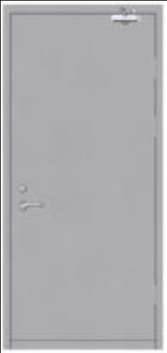 Buy ABNM-GF01 fireproof steel door at wholesale prices