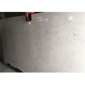 Quality Quartz Slab Artificial White Carrara Quartz Polished Surface Treatment for sale