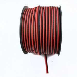 GA AWG Gauge Speaker Cable Matte Translucent Flexible Jacket Parallel Speaker