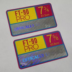 Permanent Anti Counterfeit Sticker PET Laser Holographic Waterproof Stickers