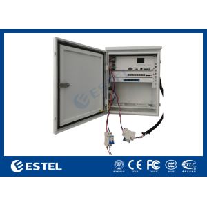 Outdoor Power Supply Enclosure With Fan Pole Mounted Cabinet Model ETDBU2082SGPE
