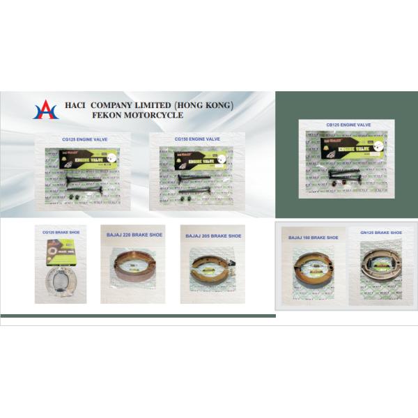 Metal GN125 Motorcycle Brake Shoe Precision Motorcycle Parts Cost Effectiveness