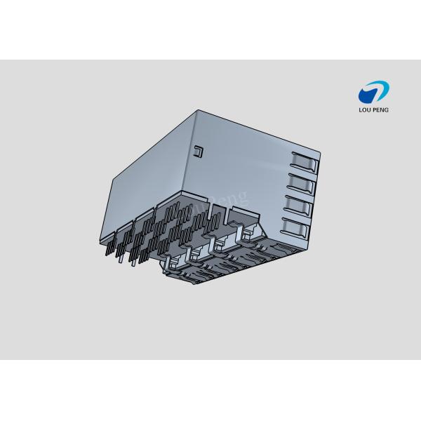 RJ45 Connectors, RJ45, Multiple Ports, Port Matrix Configuration 2 x 4, RJ Type Jacks & Plugs