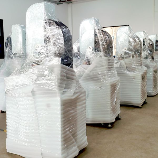 Optical equipment testing and calibration area