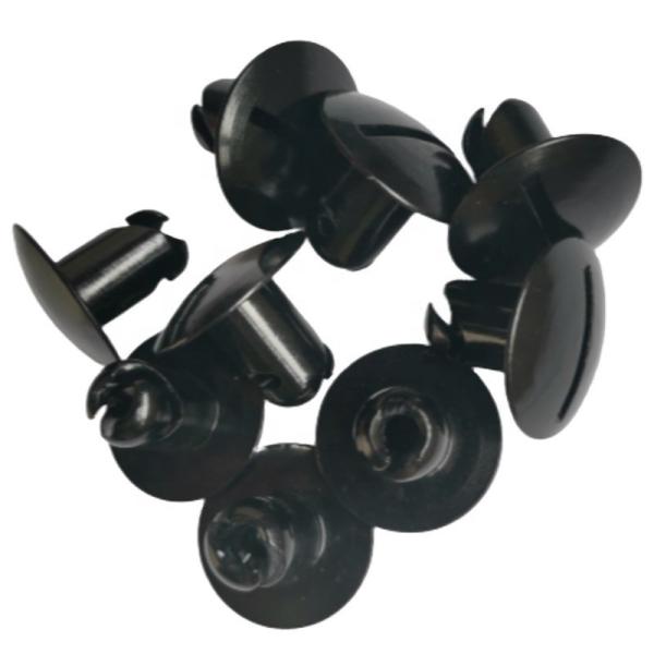 Replace/Repair Purpose 7/16" Aluminum Dzus Button Dome Head .500 Black Quarter