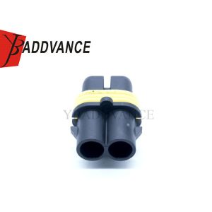 Hot Sales 2 Pin Electrical Black Waterproof Female Cable Wire To Wire Connector