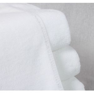 Woven 34x75cm White Terry Cloth Towels