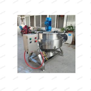 50-800 L Industrial Steam Jacketed Cooking Kettle For Cocoa Beans Peanut Butter