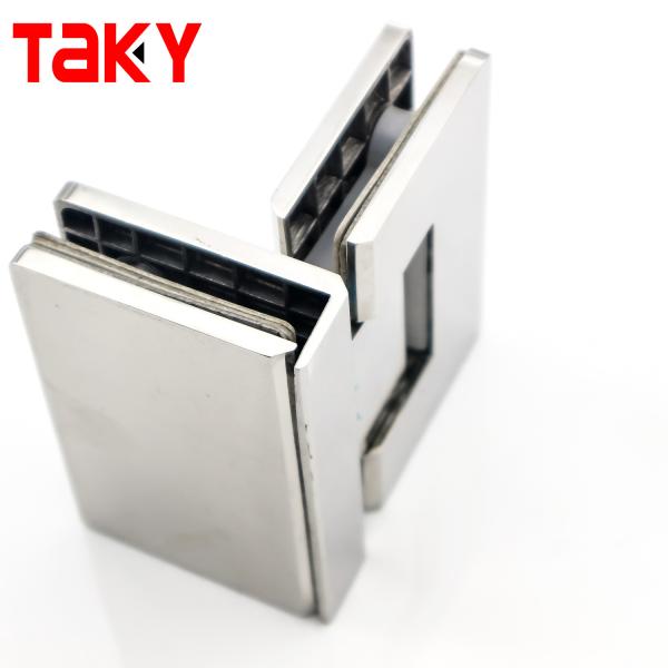 Stainless Steel Glass Door Hinge Home Office Glass to Glass Hinge Shower Door Pivot Hinges