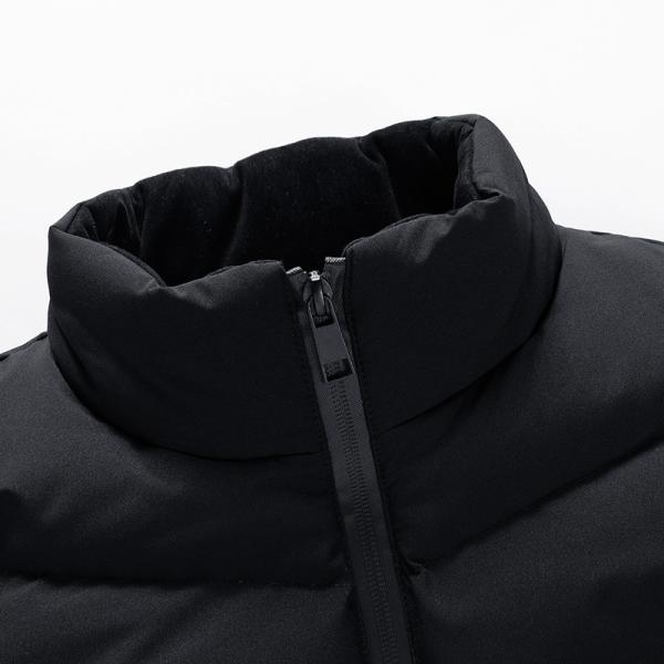High Quality Male Outdoor Warm Waistcoat Utility Quilted Polyester Sleeveless Zip Up Gillet Thick Cotton Vest for Men